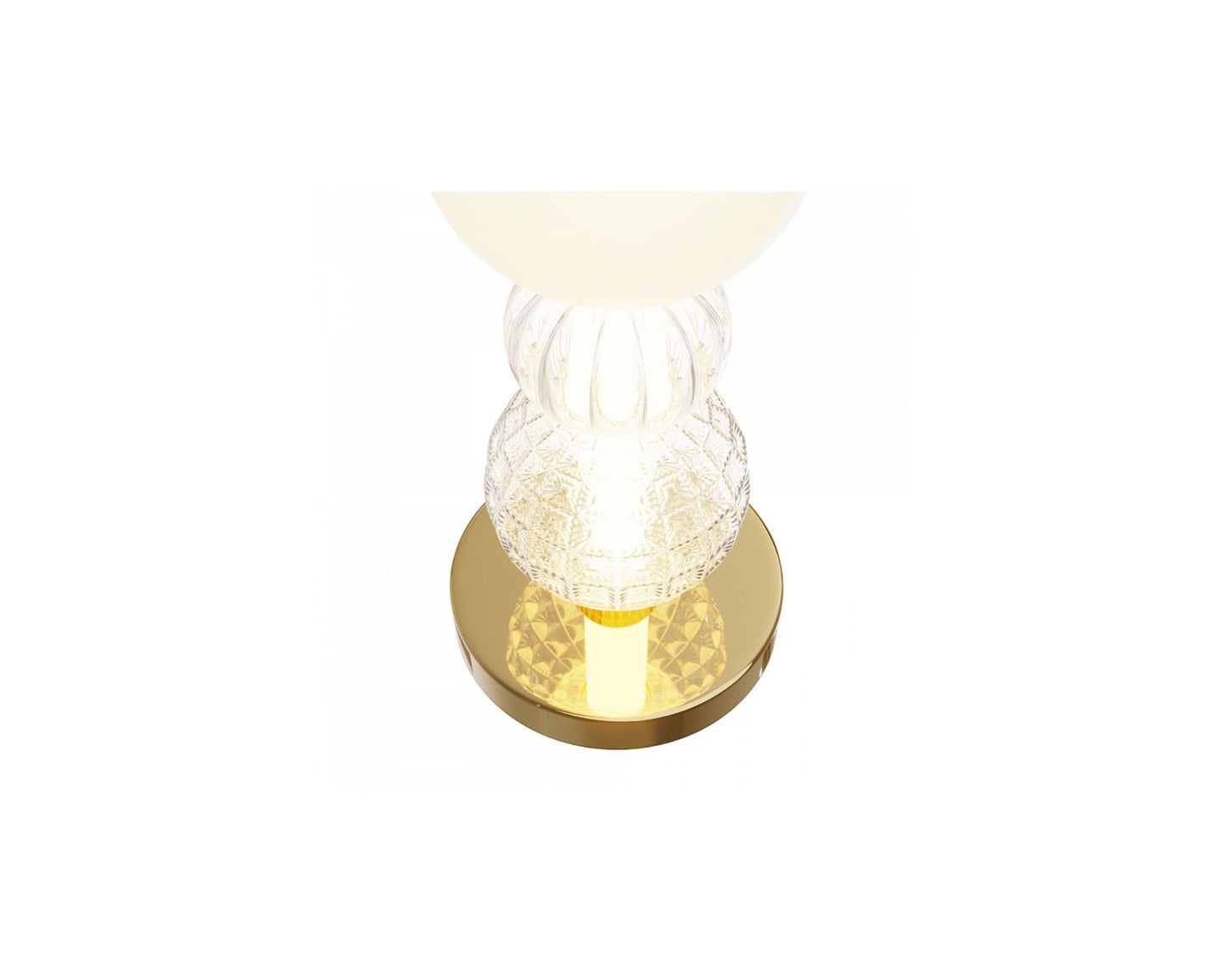 Une Lampe de Chevet Doré, luxueuse et très design.